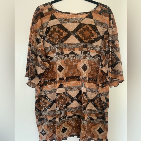 Vintage plus size 3X tunic - Picture 4 of 5